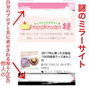 ミラーサイトの被害例