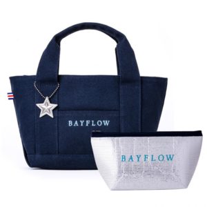 BAYFLOW LOGO TOTE BAG BOOK関東限定ブルー