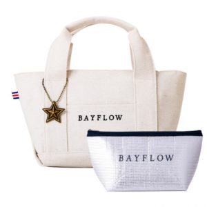 BAYFLOW LOGO TOTE BAG BOOK全国共通アイボリー