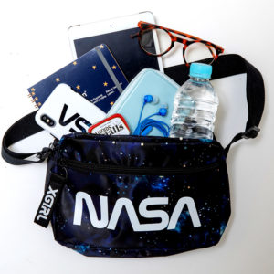 2019年8月発売ムック本NASA×X-girl shoulder bag BOOK付録のショルダーバッグ