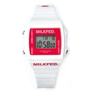 2019年10月発売ムック本MILKFED. DIGITAL WATCH BOOK WHITE付録の腕時計