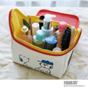 ローソン限定ムック本SNOOPY スヌーピーハウスのマルチに使える収納ポーチBOOKの付録