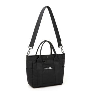 2020年8月発売ムック本mini特別編集 MILKFED. SPECIAL BOOK 2Way Tote Bag付録のブラック