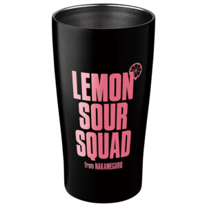 EXILE公式 LEMON SOUR SQUAD 真空・断熱タンブラーBOOK BLACK×PINK ver.