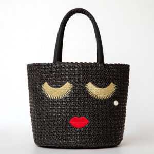 2021年6月発売販売店限定ムック本a-jolie EYELASH BASKET BAG BOOK BLACK ver.の付録