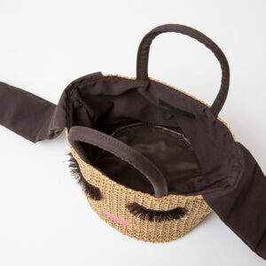 2021年6月発売販売店限定ムック本a-jolie EYELASH BASKET BAG BOOK BROWN ver.の付録