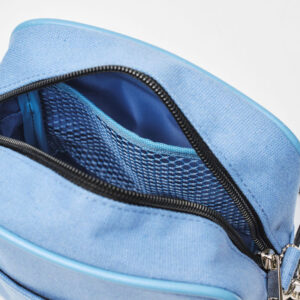 宝島チャンネル限定ムック本「BAYFLOW ペットボトルがタテに入る! LOGO SHOULDER BAG BOOK BLUE」内側