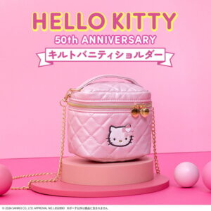 HELLO KITTY 50th ANNIVERSARY キルトバニティショルダーBOOK