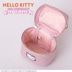 HELLO KITTY 50th ANNIVERSARY キルトバニティショルダーBOOK内側