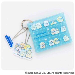 LAWSON×San-X Characters チャーム付きクリアポーチBOOK すみっコぐらしver.