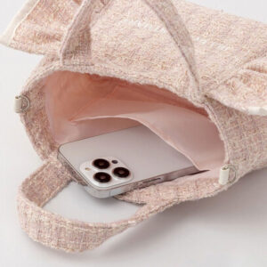 JILL by JILL STUART BOOK ツイードフリルバッグ PINK ver.使用例