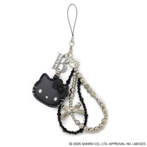 セブンイレブン限定ムック本HELLO KITTY × BRILMY いつでもササッとお直しできる ミラー付きビーズストラップ BOOK BLACK ver. SPECIAL PACKAGE