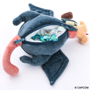 モンスターハンターワイルズ ゲリョスぬいぐるみポーチBOOK使用例