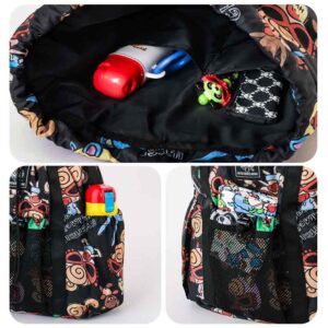 「HYSTERIC MINI 2WAY TOTE↔BACKPACK BOOK BLACK ver.」使用例