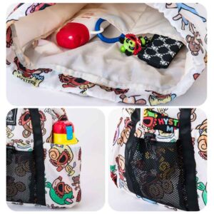 「HYSTERIC MINI 2WAY TOTE↔BACKPACK BOOK WHITE ver.」使用例