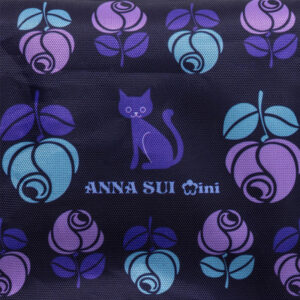 ファミリーマート限定ムック本ANNA SUI mini ロングハンドルボストンバッグBOOK BUTTERFLY ver.裏地