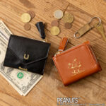 ローソン限定ムック本SNOOPY YEAR OF THE HORSE MINI WALLET BOOK BLACK BROWN