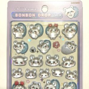 モモンガのボンボンドロップシールの拡大写真