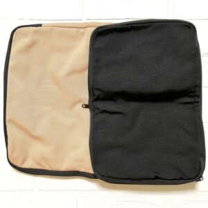 MURAトラベル圧縮ポーチのMサイズとLサイズを比較した写真