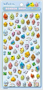 クーリア ボンボンドロップシールミニ しずくの森のなかまたち 04285 Q-LIA