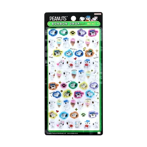 ボンボンドロップシールミニ スヌーピー&きょうだいたち柄