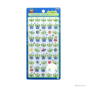 ボンボンドロップシールミニ エイリアン柄